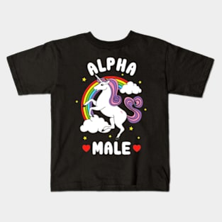 Alpha Male 🦄 Kids T-Shirt